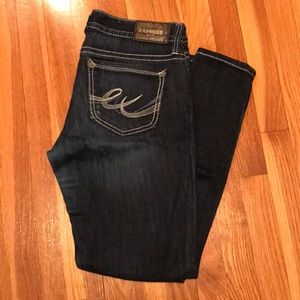 Dark wash Express brand jeans